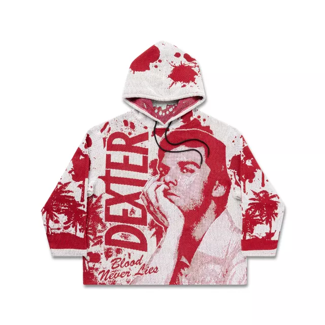 Dexter Blood Splatter Jacquard Hoodie