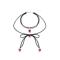 Drip Heart Rope 3-Row Choker Necklace at Spencer's
