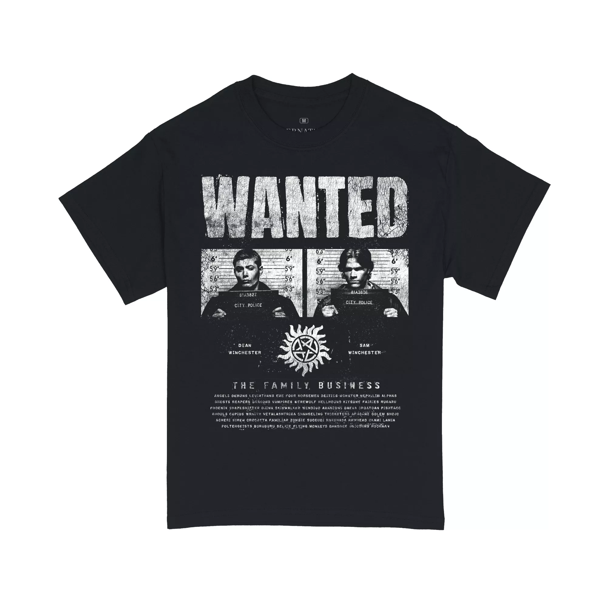 Supernatural Wanted Poster T Shirt at Spencer's
