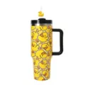 Rubber Duck Print Travel Tumbler with Straw and Charm - 40 oz. at Spencer's
