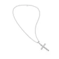 Silver-Tone Chain Link Cross Necklace at Spencer's