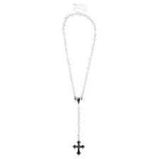 Gothic Ram Head Rosary Necklace at Spencer's
