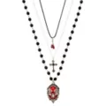 Multi-Pack Bat Cross and Dagger Chain Necklaces - 3 Pack at Spencer's