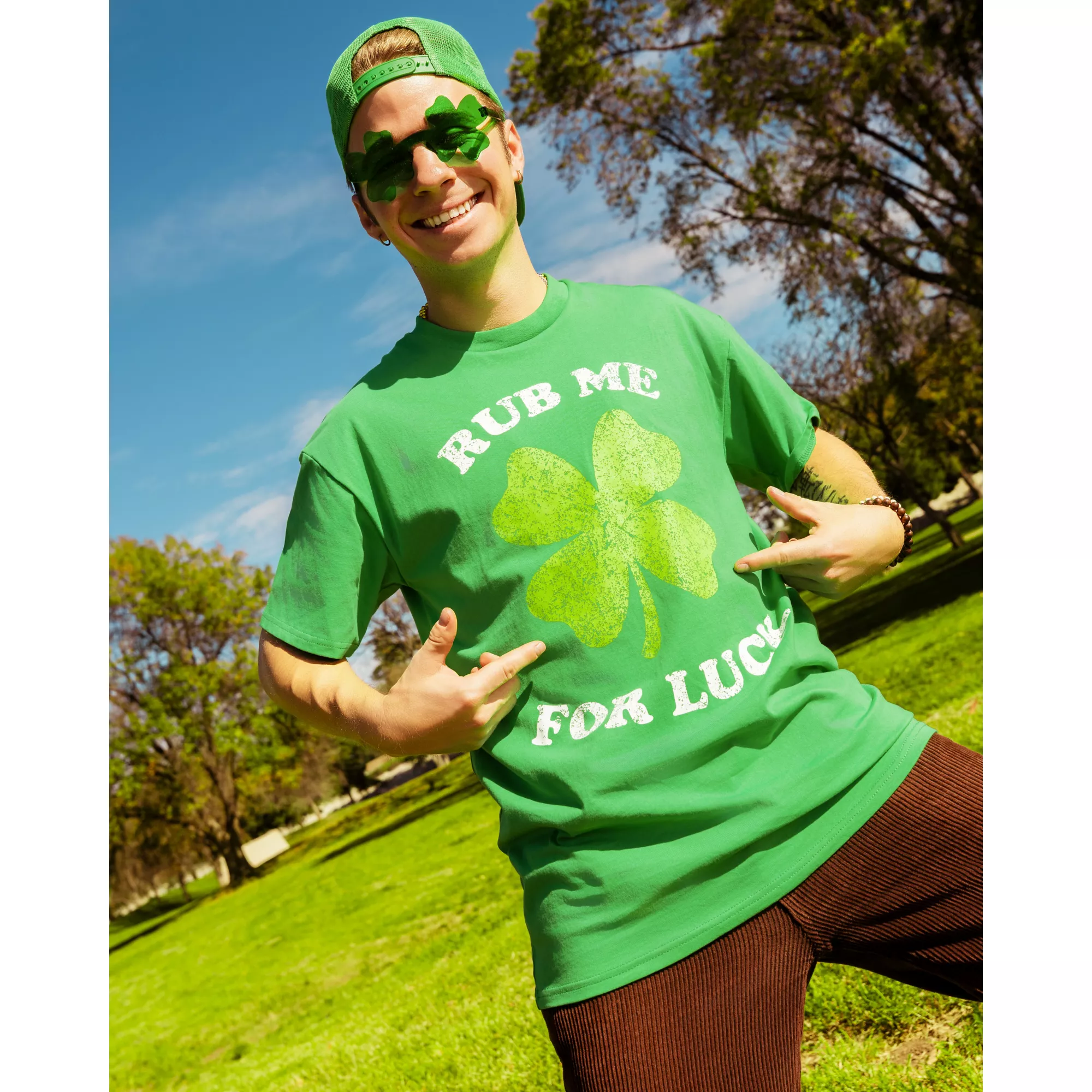 Rub Me For Luck T Shirt