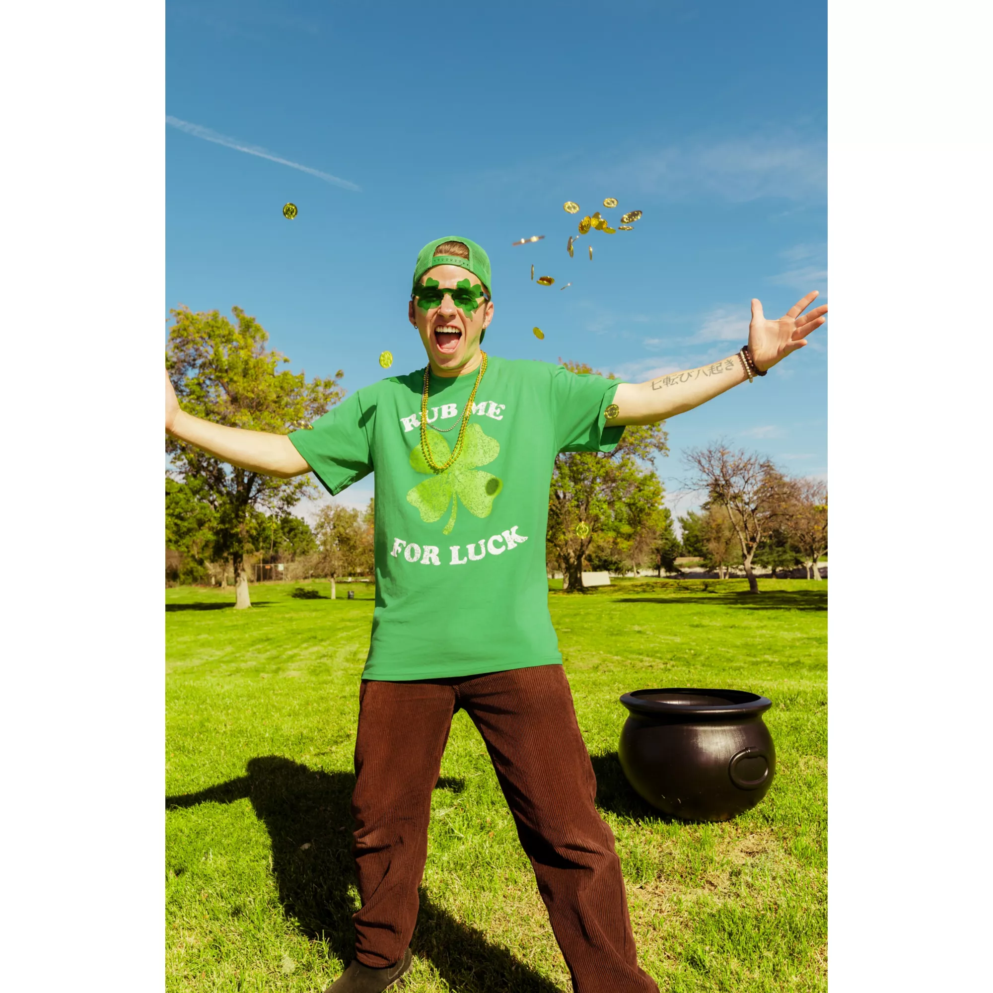 Rub Me For Luck T Shirt