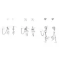Multi-Pack Star Bow Silver-Tone Earrings - 6 Pack at Spencer's