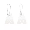 Moon Moth Silver-Tone Dangle Earrings at Spencer's