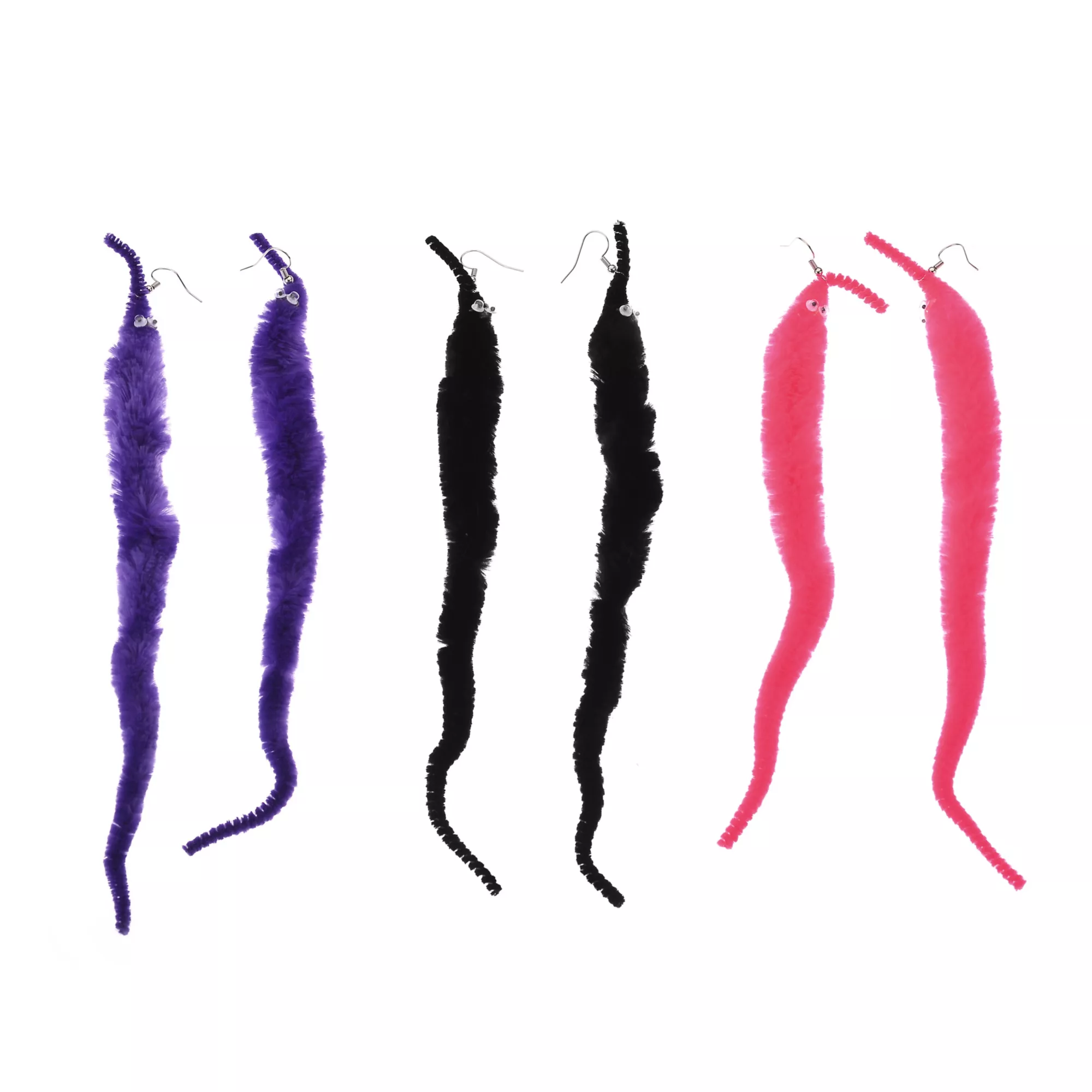 Multi-Pack Caterpillar Dangle Earrings - 3 Pack