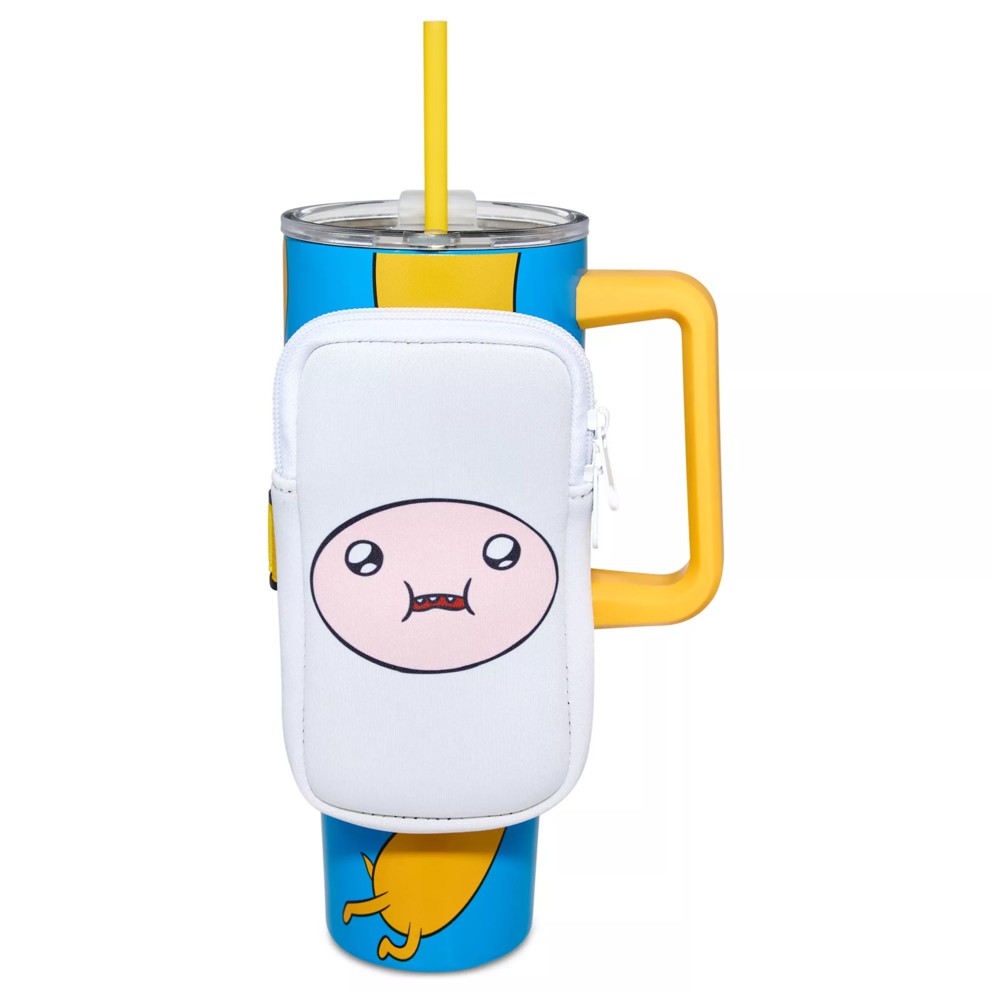 Finn and Jake Travel Tumbler with Pouch 40 oz. - Adventure Time at Spencer's