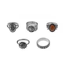 Multi-Pack Celestial Witchore Rings - 5 Pack at Spencer's