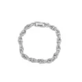 Silver-Tone Twisted Rope Bracelet at Spencer's
