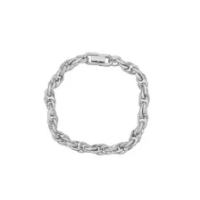 Silver-Tone Twisted Rope Bracelet at Spencer's