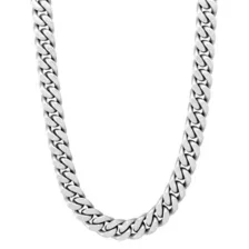 Silver-Tone Large Curb Chain Necklace at Spencer's