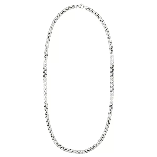 Small Silver-Tone Box Chain Necklace at Spencer's