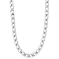 Silver-Tone Cuban Link Chain Necklace at Spencer's