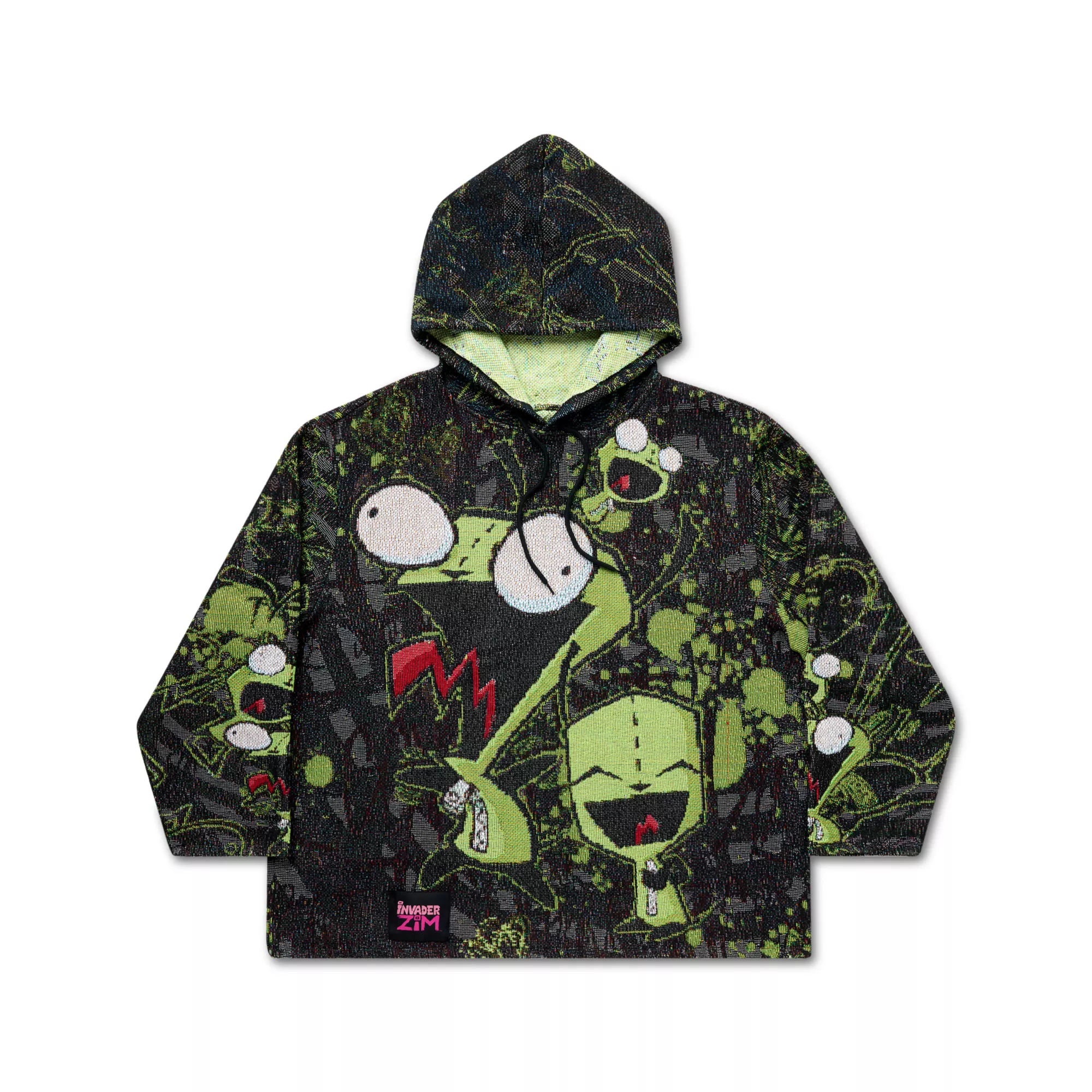 Invader Zim GIR Jacquard Hoodie at Spencer's