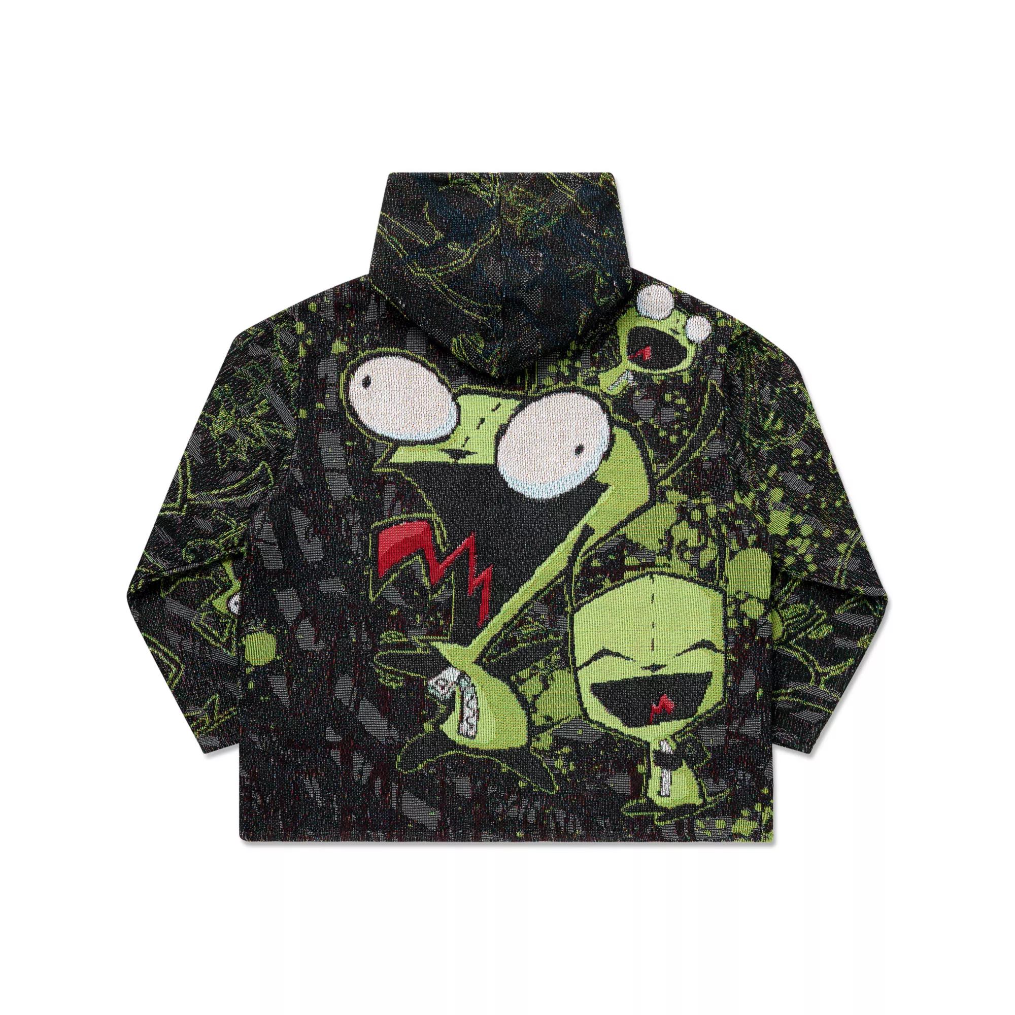 Invader Zim GIR Jacquard Hoodie at Spencer's