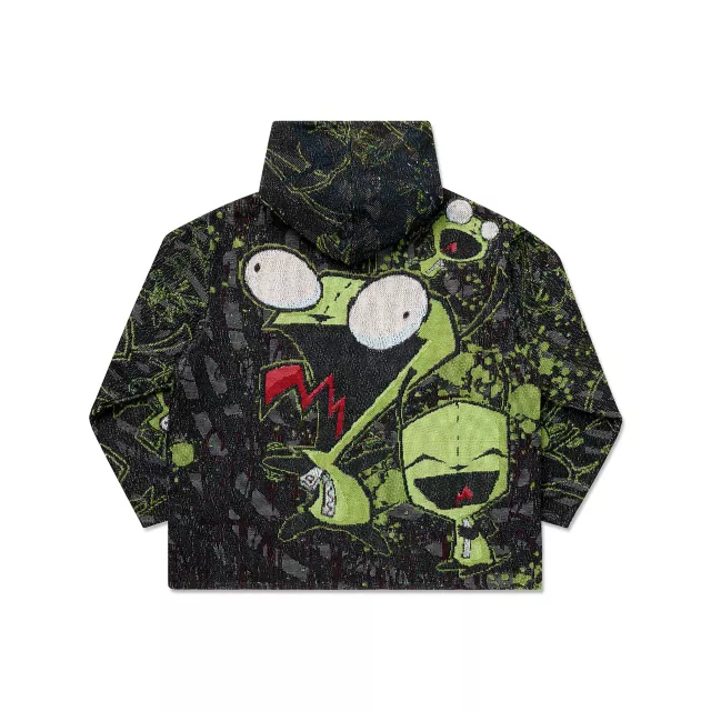 Invader Zim GIR Jacquard Hoodie at Spencer's