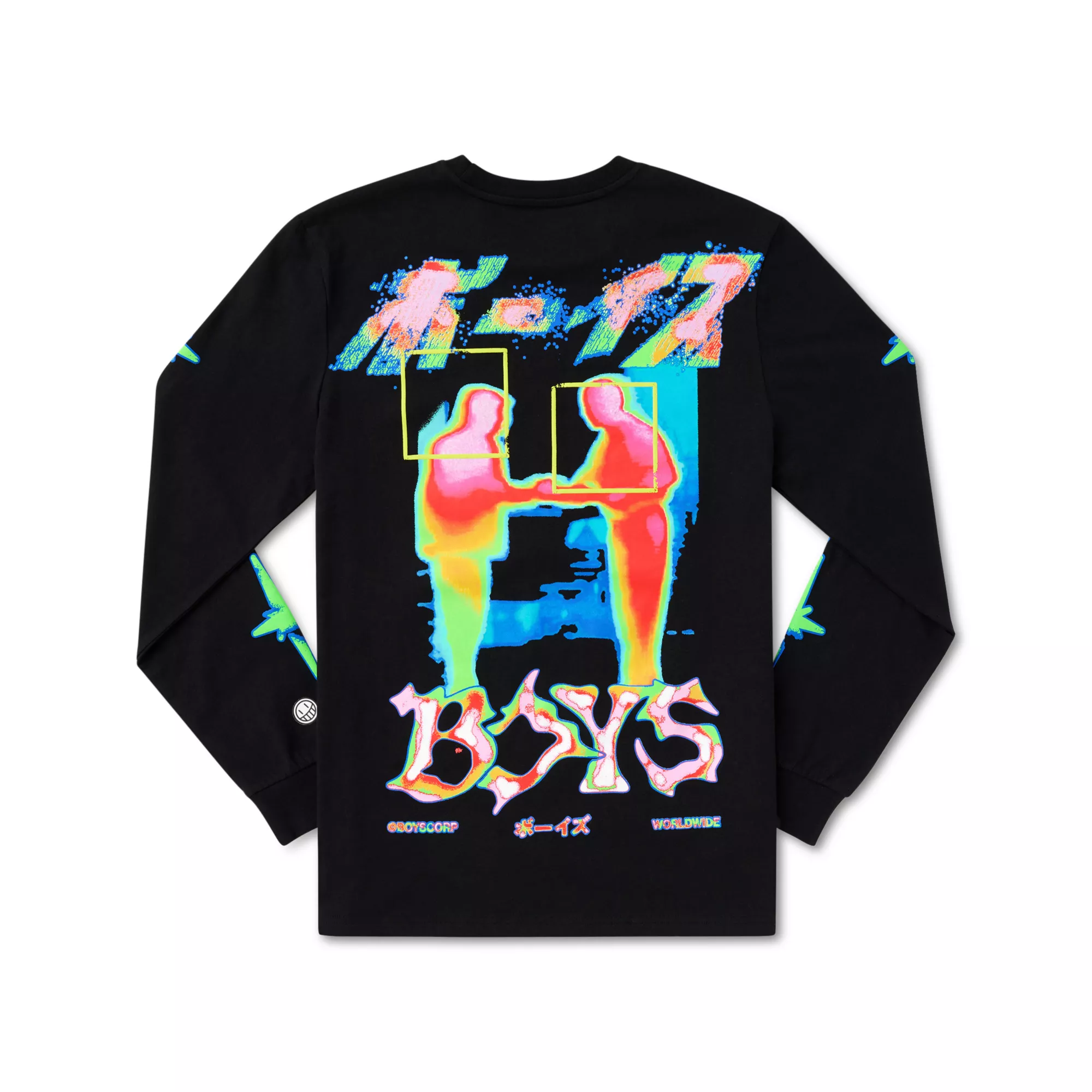 The Boys Nuclear Heatmap Long Sleeve T Shirt