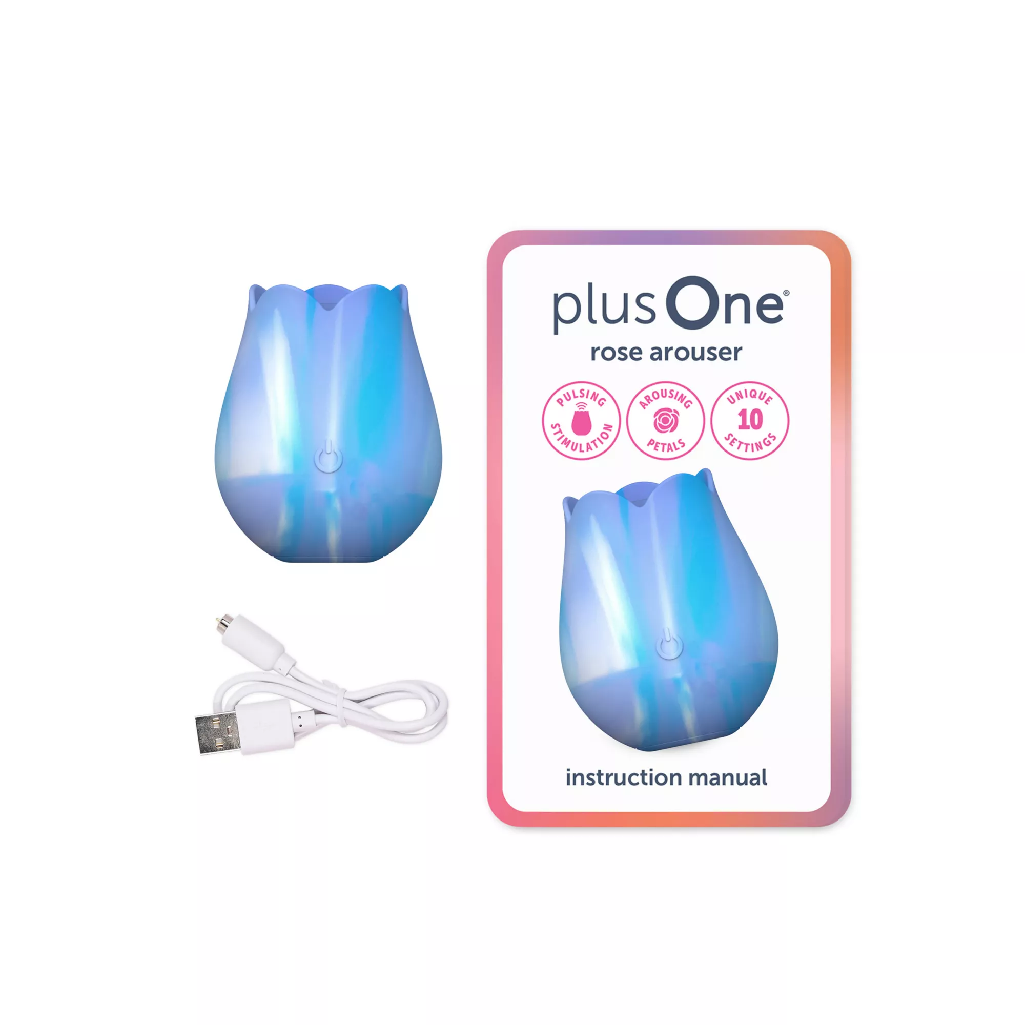 plusOne Rose Arouser Blue Tie Dye at Spencer's