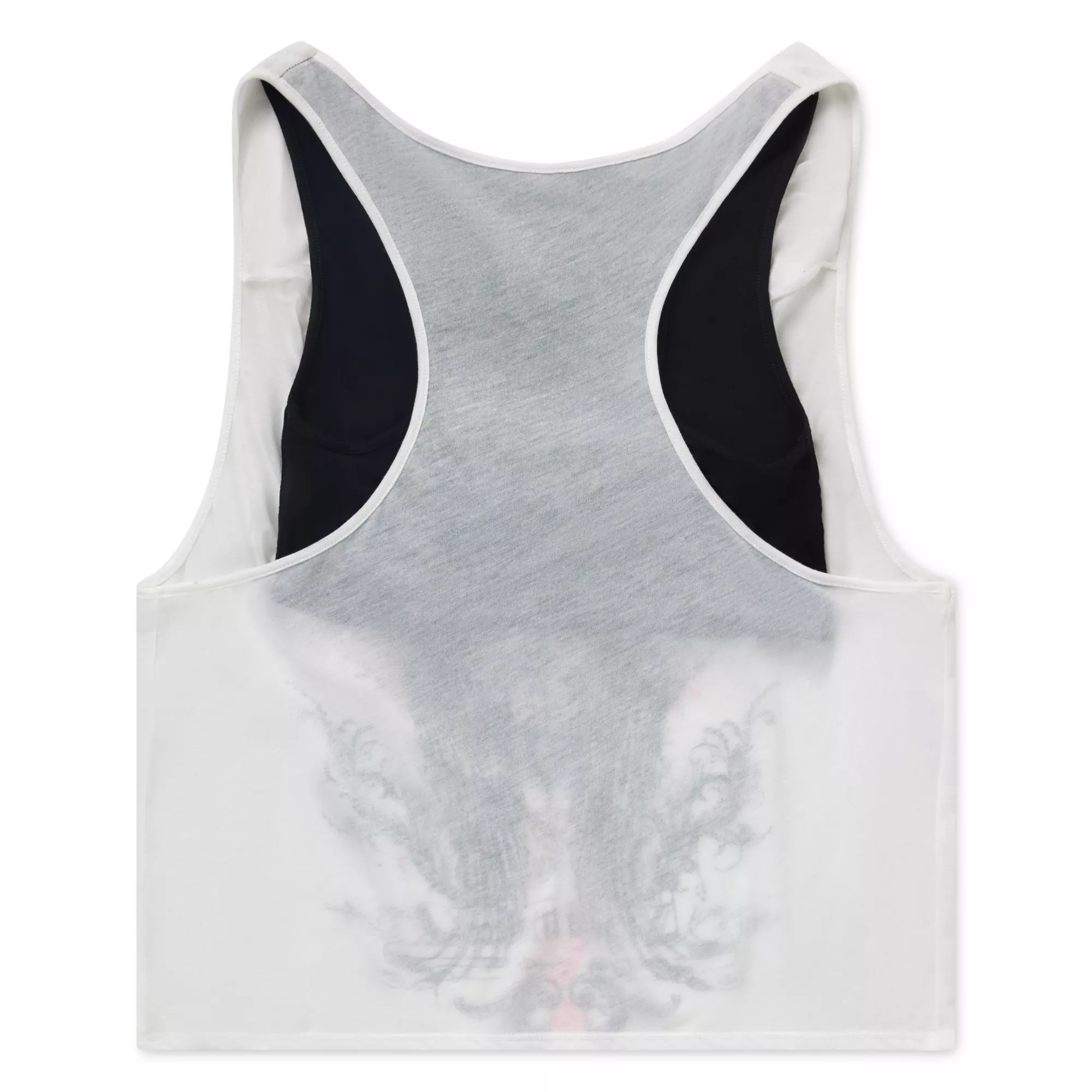 Kayla Malecc Winged Cross Layered Tank Top