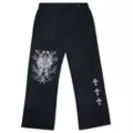 Kayla Malecc Winged Cross Wide-Leg Jogger Pants at Spencer's