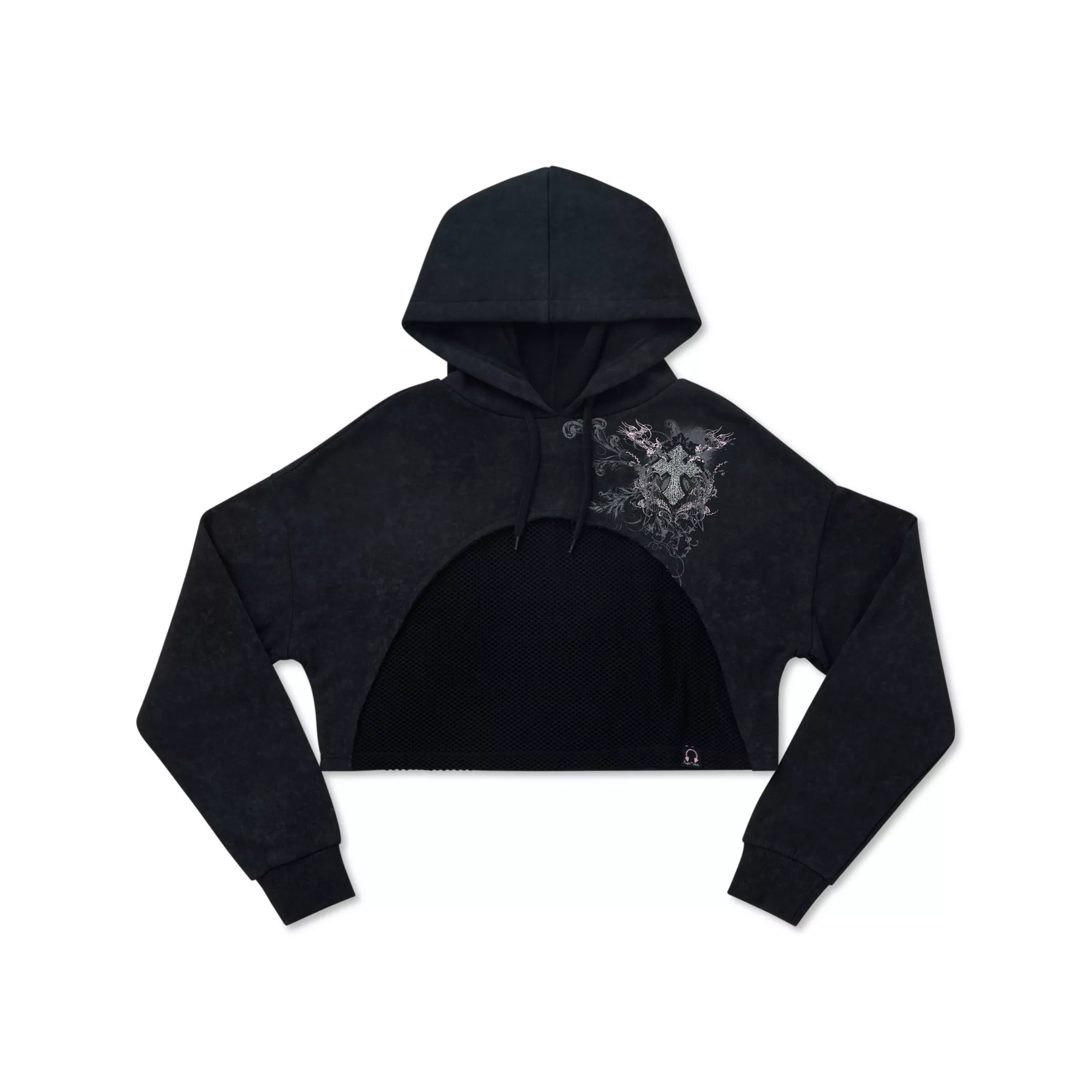 Kayla Malecc Winged Cross Shrug Hoodie