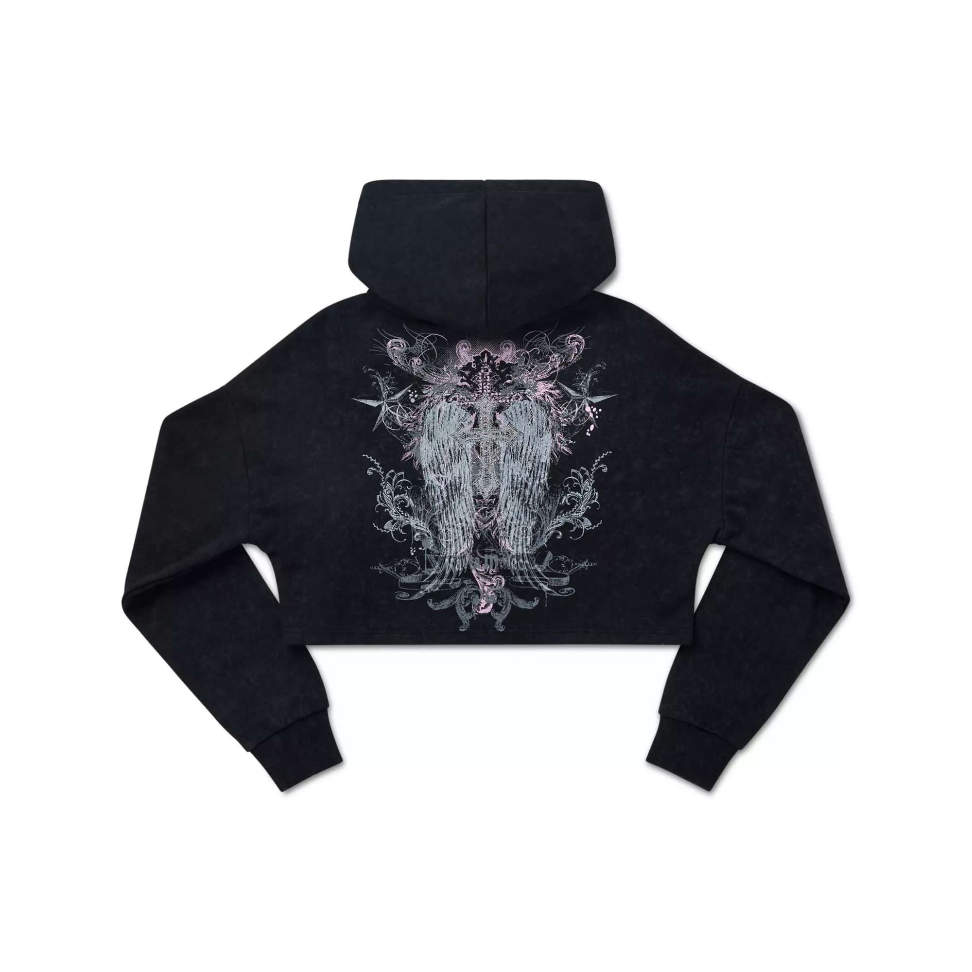 Kayla Malecc Winged Cross Shrug Hoodie