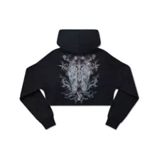 Kayla Malecc Winged Cross Shrug Hoodie at Spencer's