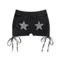 Kayla Malecc Rhinestone Star Booty Shorts at Spencer's