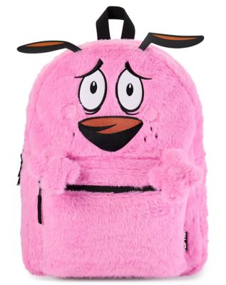Flip Pak Courage the Cowardly Dog Evil Eggplant Print Reversible Backpack