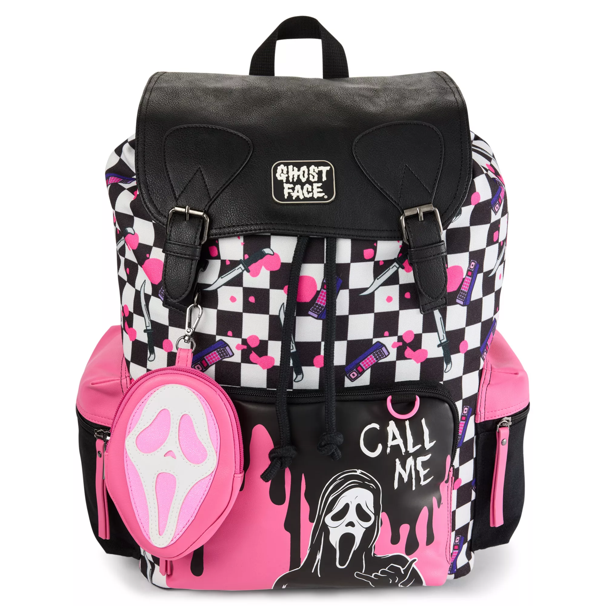 Ghost Face Call Me Rucksack Backpack at Spencer's