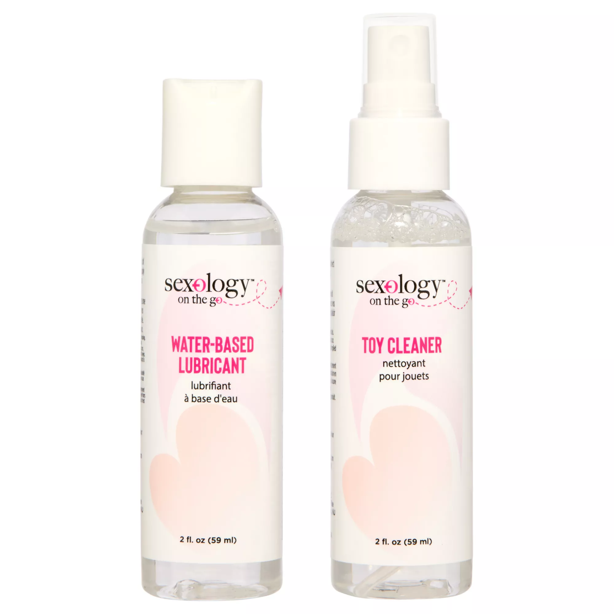 Sexology on the go Jet Set Lube and Toy Cleaner Set - 2 oz. at Spencer's