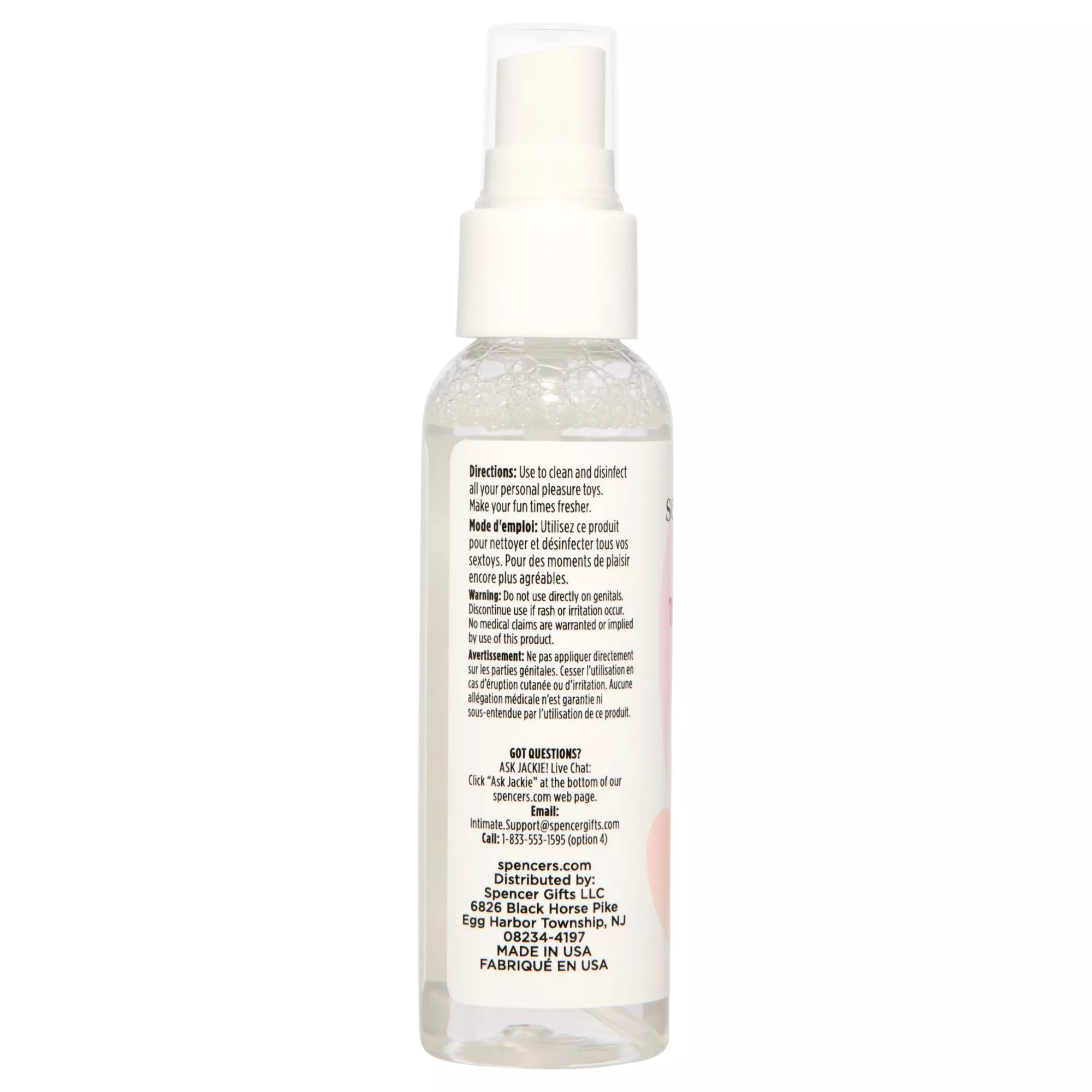 Sexology on the go Jet Set Lube and Toy Cleaner Set - 2 oz. at Spencer's