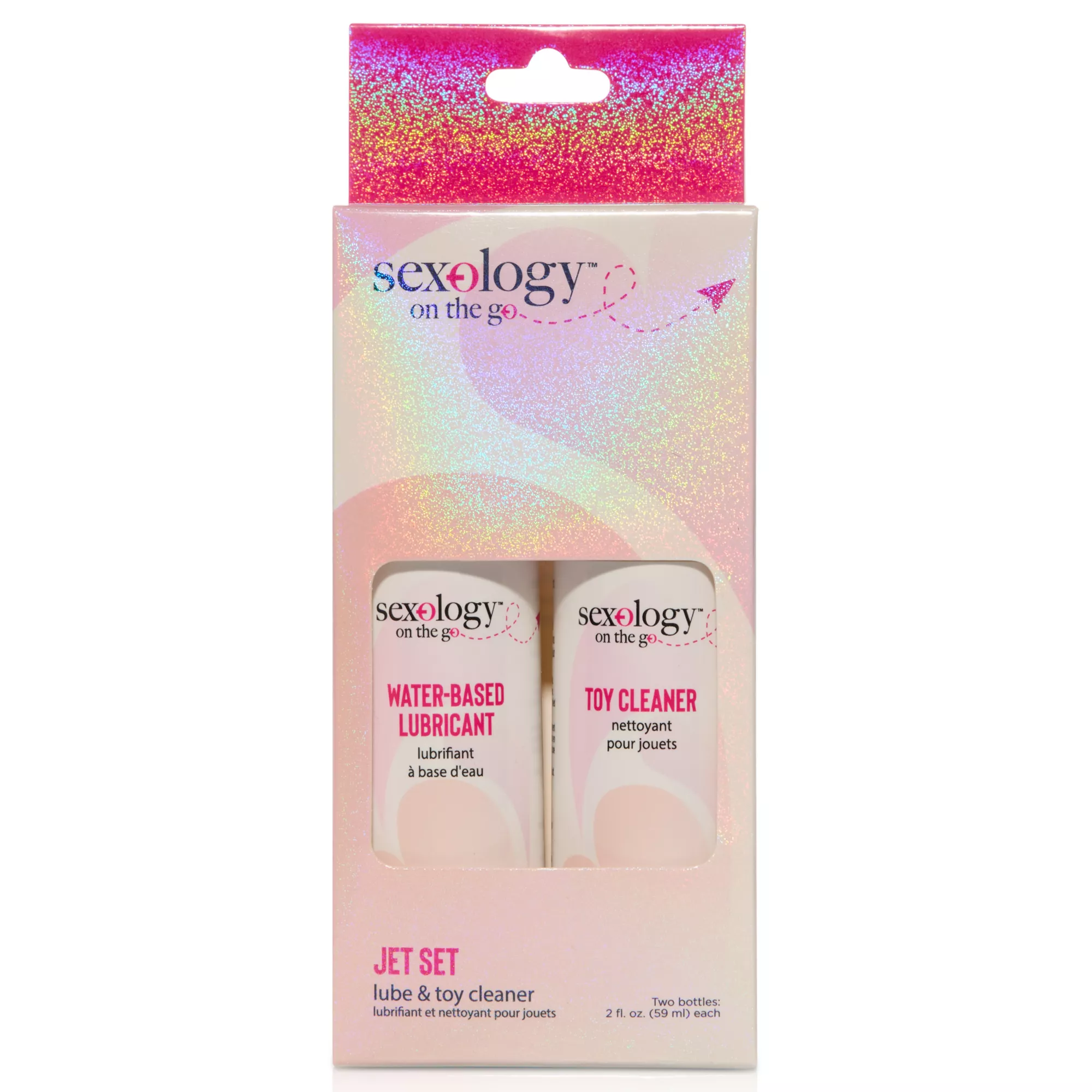 Sexology on the go Jet Set Lube and Toy Cleaner Set - 2 oz. at Spencer's