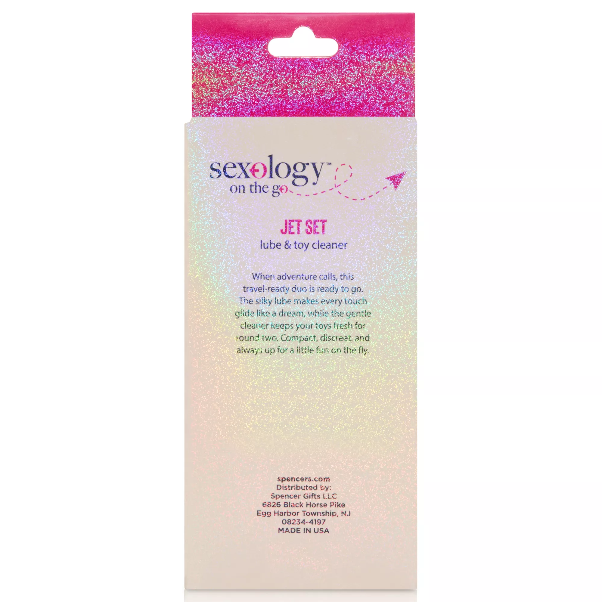 Sexology on the go Jet Set Lube and Toy Cleaner Set - 2 oz. at Spencer's