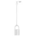 Flame Padlock Chain Dangle Earrings at Spencer's