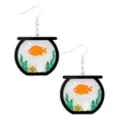 Goldfish Bowl Dangle Earrings at Spencer's
