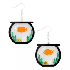 Goldfish Bowl Dangle Earrings at Spencer's