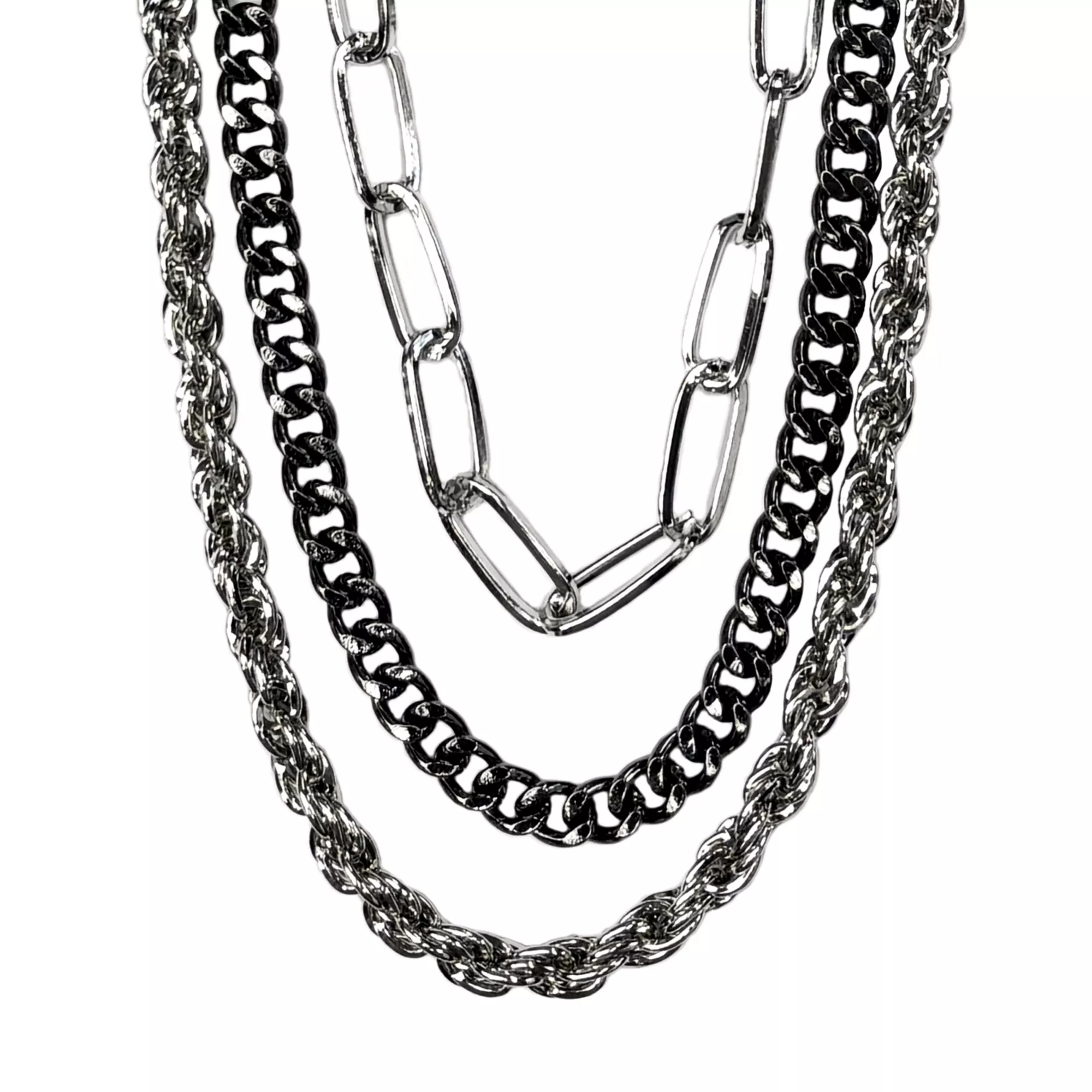 3 Row Varying Links Wallet Chain