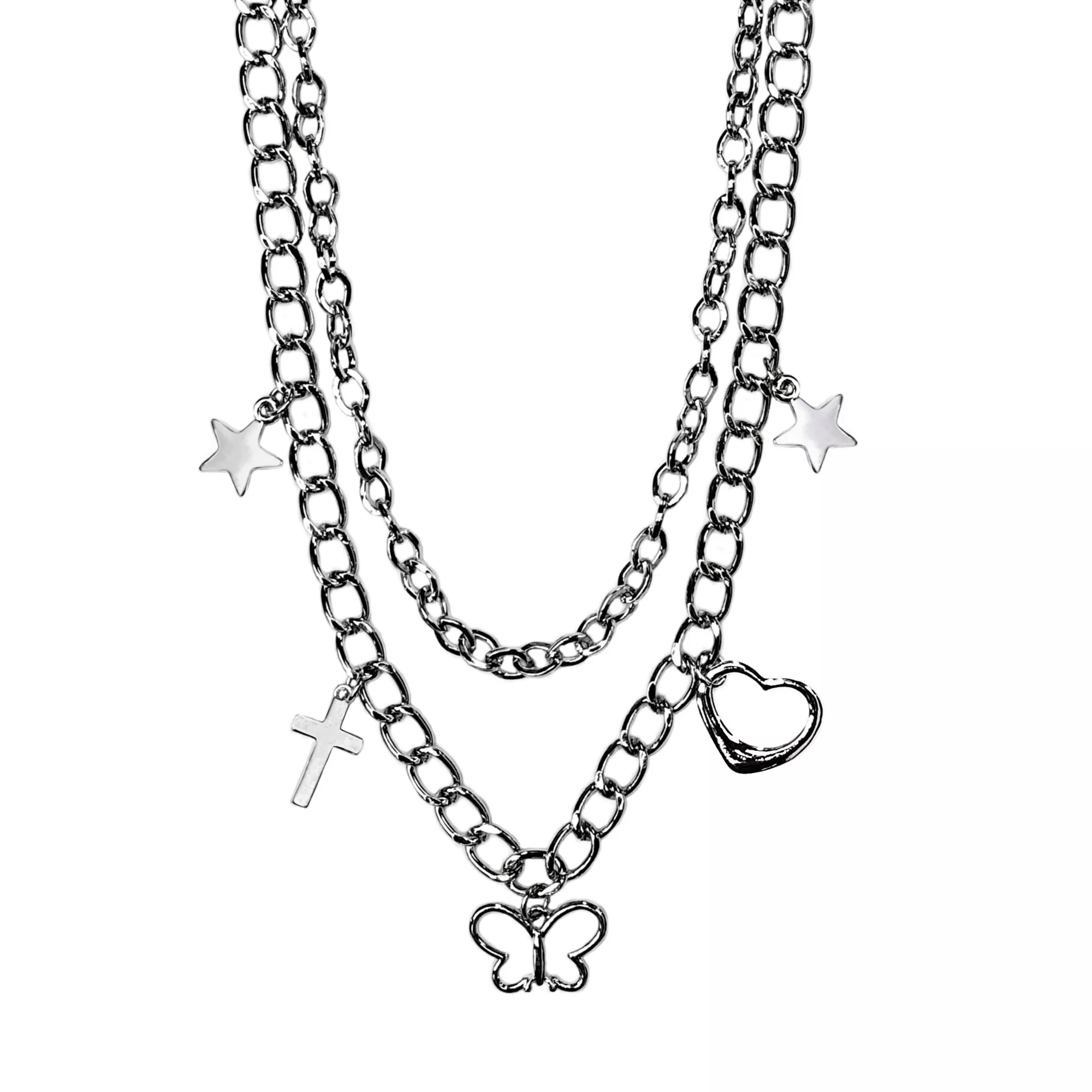 2 Row Multi-Charm Wallet Chain