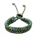 Multi-Pack Multi-Color Beaded and Woven Leather Cord Bracelets - 6 Pack at Spencer's