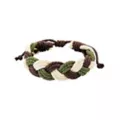 Multi-Pack Multi-Color Beaded and Woven Leather Cord Bracelets - 6 Pack at Spencer's
