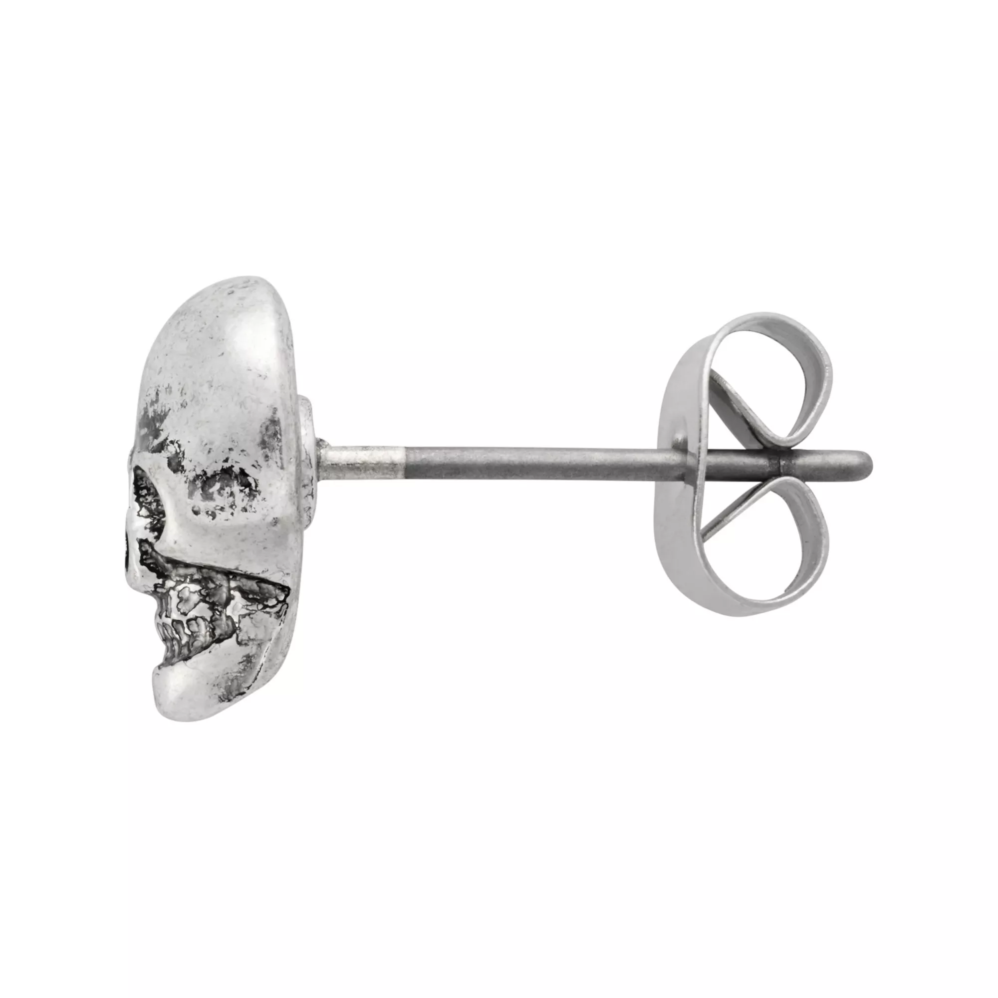 Multi-Pack Black and Pink Spike Heart Skull Earrings - 9 Pair