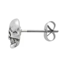 Multi-Pack Black and Pink Spike Heart Skull Earrings - 9 Pair at Spencer's