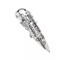 Skull Ribs Silver-Tone Finger Armor at Spencer's