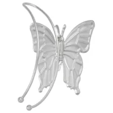 Butterfly Silver-Tone Ear Cuff at Spencer's