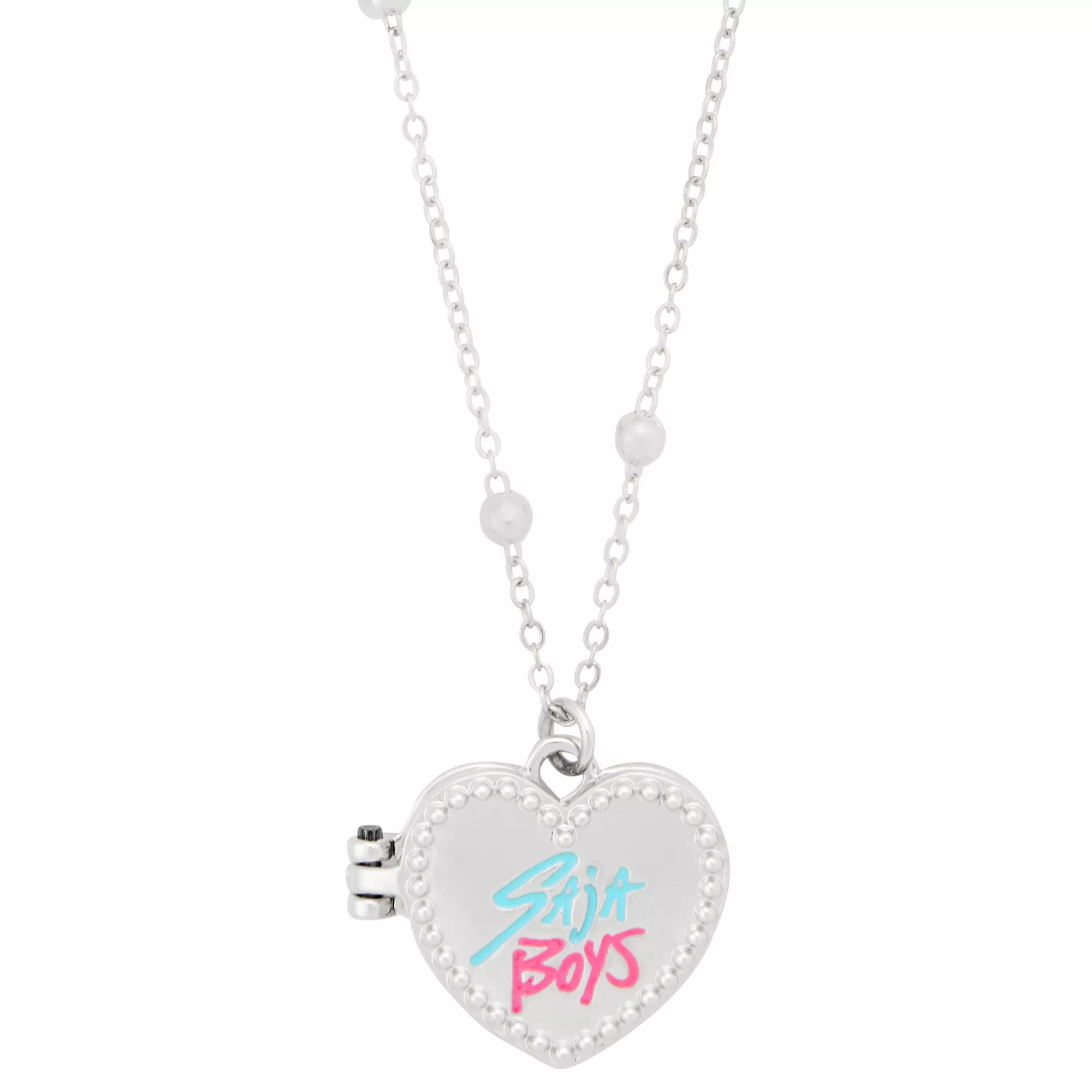 Saja Boys Jinu Heart Locket Necklace - KPop Demon Hunters