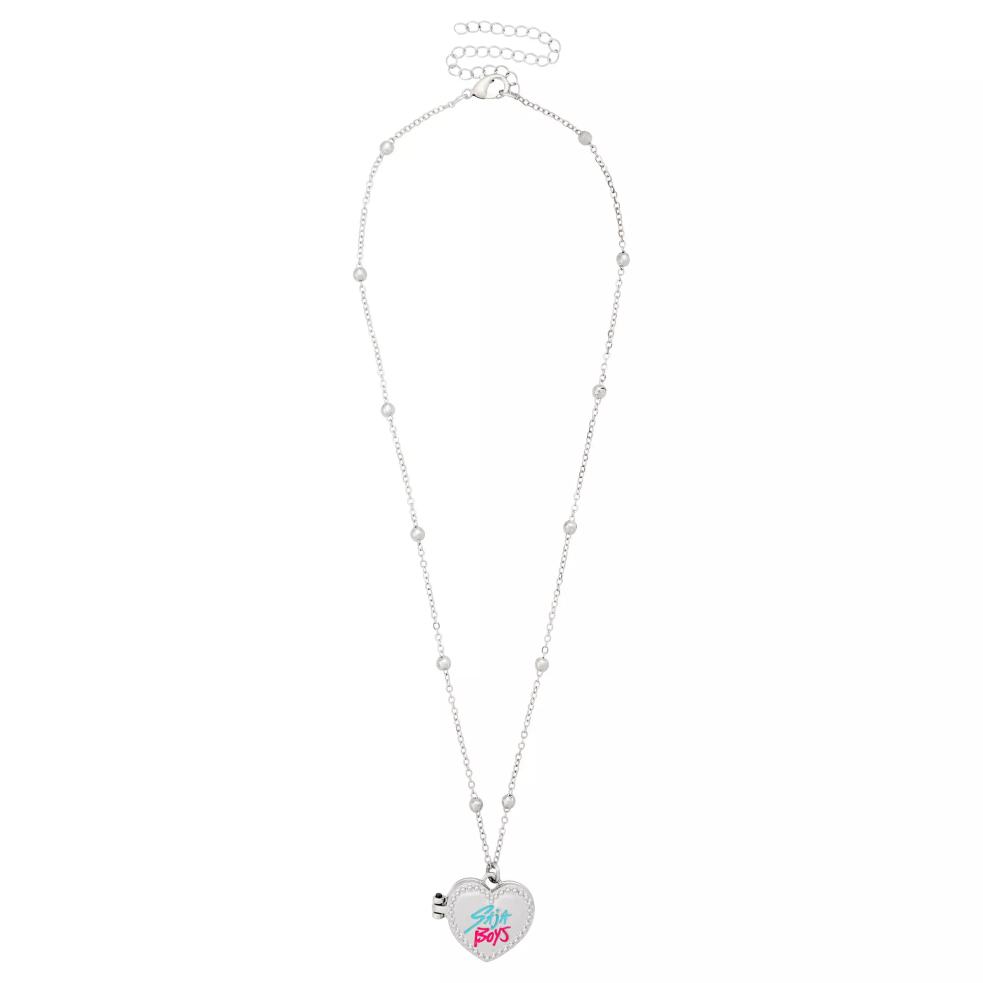 Saja Boys Jinu Heart Locket Necklace - KPop Demon Hunters