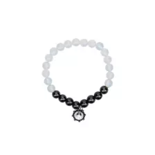 Moonstone Gem Beaded Bracelet at Spencer's